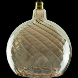 LED Floating Globe 200 twisted smokey grau