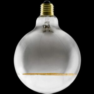LED Globe 125 smokey bottom