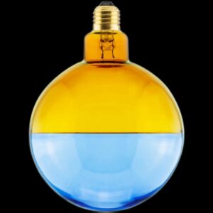 LED Globe 145 2tones gelb - blau