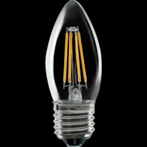 LED Kerze E27 klar