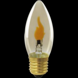 LED Kerze smokey