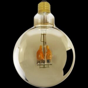 LED Globe 125 down smokey