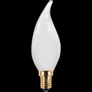 LED Kerze Windstoß matt