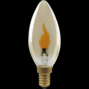 LED Kerze smokey