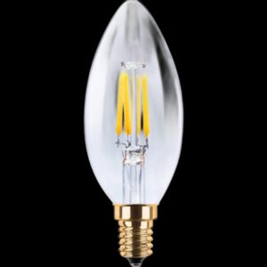 LED Kerze 24V klar
