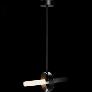 Deckenleuchte LEVEL, 1x S14d, Metall schwarz