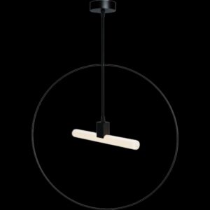 Deckenleuchte COMPASS, 1x S14d, Metall schwarz