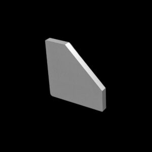 GRAZIA 10 EDGE, Endkappe alu