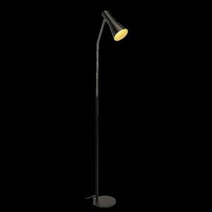PHELIA, Standleuchte, A60, schwarz, max. 23 W