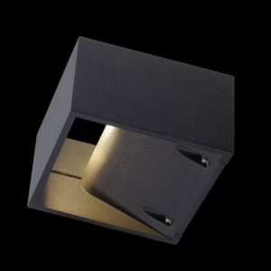 LOGS, Outdoor Wandleuchte, LED, 3000 K, IP44, eckig, anthrazit, 8 W