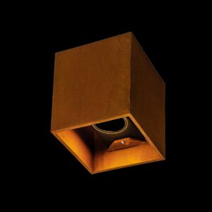 RUSTY© UP/DOWN, Outdoor LED Wandaufbauleuchte eckig rost CCT switch 3000/4000 K