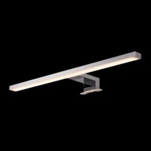 DORISA 50, Spiegelleuchte, LED, 4000 K, lang, chrom, IP44
