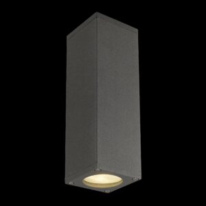 THEO UP/DOWN, Wandleuchte, QPAR51, anthrazit, max. 2x50 W