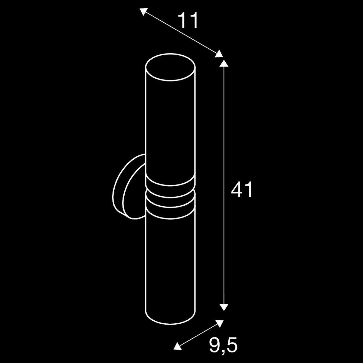 WL 106, doppel Glas, chrom 2xE14 – Bild 6