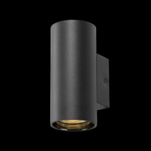 ASTO TUBE, Wandaufbauleuchte, zylindrisch, max. 1x10 W, schwarz