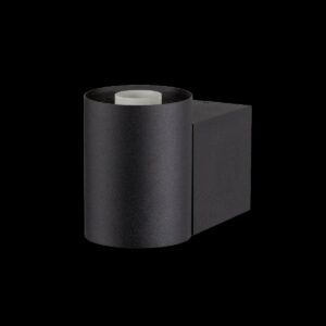 VARYT, Wandaufbauleuchte, rund, 1x max. 6 W, E14, schwarz