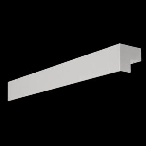 L-LINE 60, Wand- und Deckenleuchte, IP44, 3000 K,silber