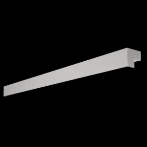 L-LINE 120, Wand- und Deckenleuchte, IP44, 3000 K, silber