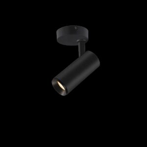 NUMINOS® S CW, DALI, Deckenaufbauleuchte, 2700 K, 7,8 Watt, DALI, 36°, matt schwarz