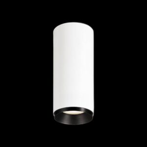 NUMINOS® S CL, DALI, Deckenaufbauleuchte, 4000 K, 7,8 Watt, DALI, 60°, matt weiß / matt schwarz