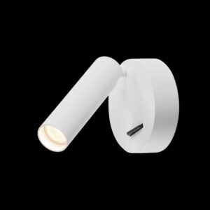 KARPO 30, Wand- und Deckenleuchte, einflammig, LED, 3000 K, rund, weiß, mit Schalter, 6 W