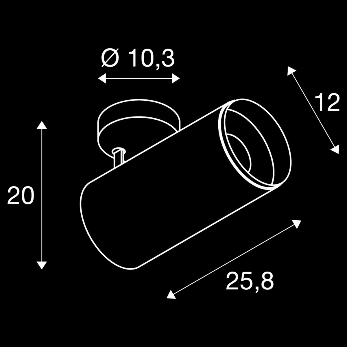 NUMINOS® XL CL, DALI, Deckenaufbauleuchte, 4000 K, 27 Watt, DALI, 36°, matt schwarz – Bild 4