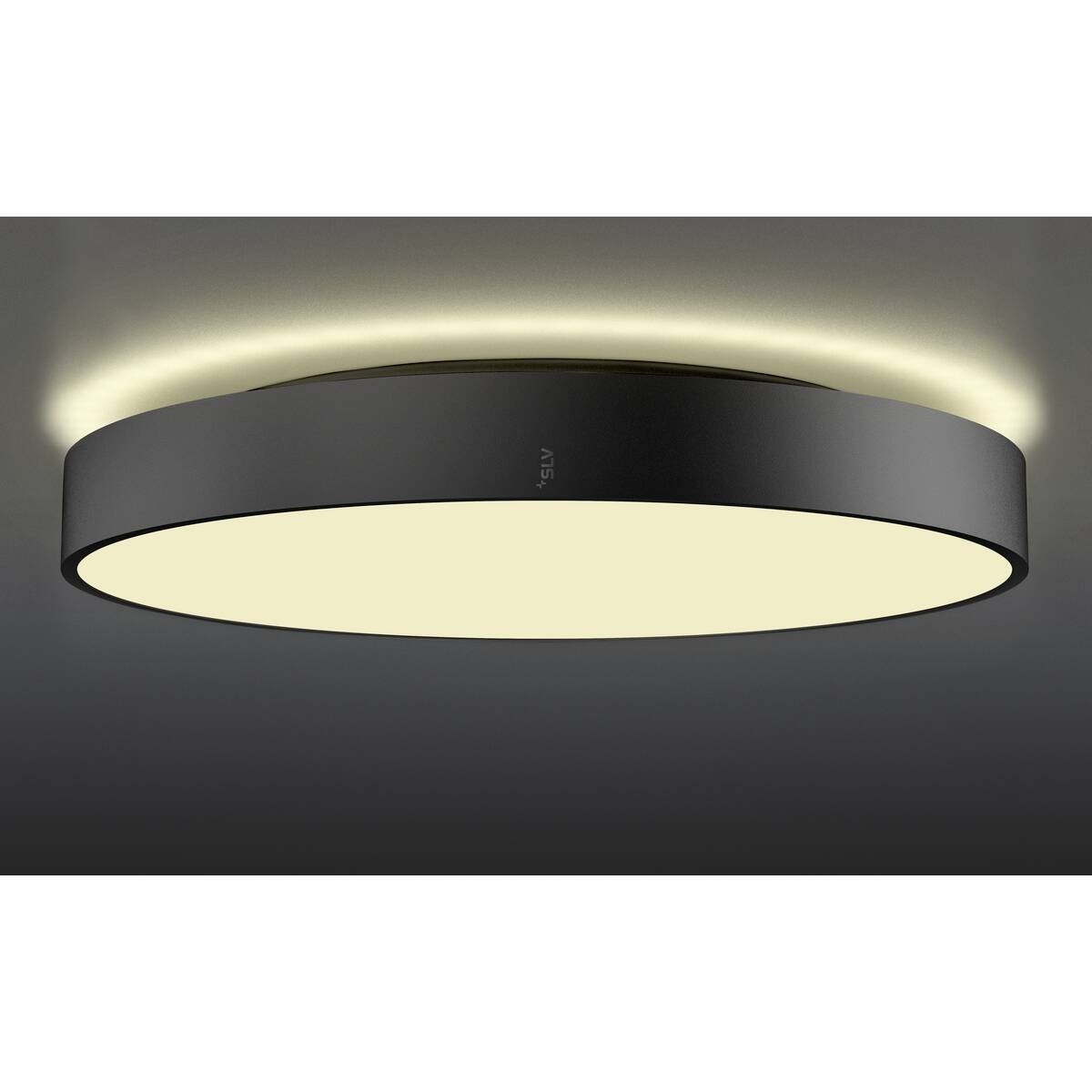 MEDO® PRO 60, Wand- und Deckenaufbauleuchte, rund, 3000/4000 K, 37 W, Phasenabschnitt, 110°, schwarz – Bild 5