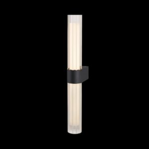 LYGANT double, Wandaufbauleuchte, 3000 K, 11 W, schwarz