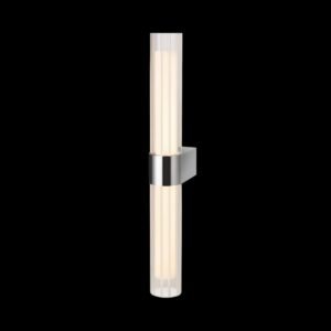 LYGANT double, Wandaufbauleuchte, 3000 K, 11 W, chrom