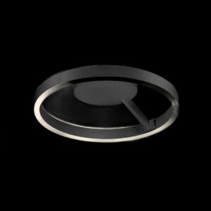 ONE, Wand- und Deckenaufbauleuchte, rund, 2700/3000 K, 14 W, DALI, Touch, 130°, schwarz