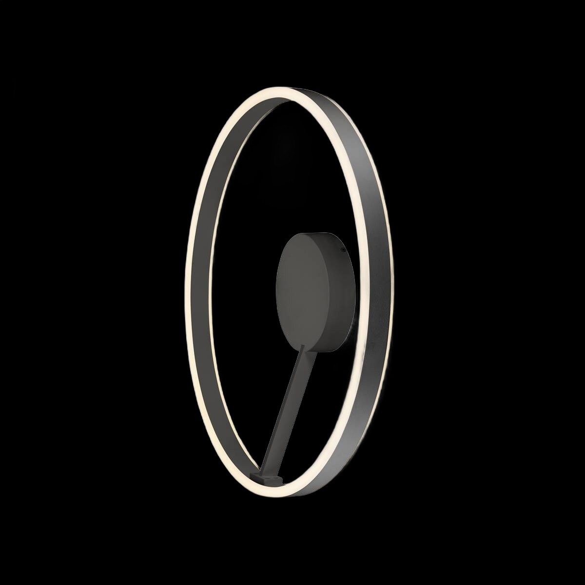 ONE, Wand- und Deckenaufbauleuchte, rund, 2700/3000 K, 23 W, DALI, Touch, 130°, schwarz – Bild 2