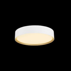 DECONA 30, Deckenaufbauleuchte, rund, 2700/3000 K, 18 W, PHASE, weiß / gold