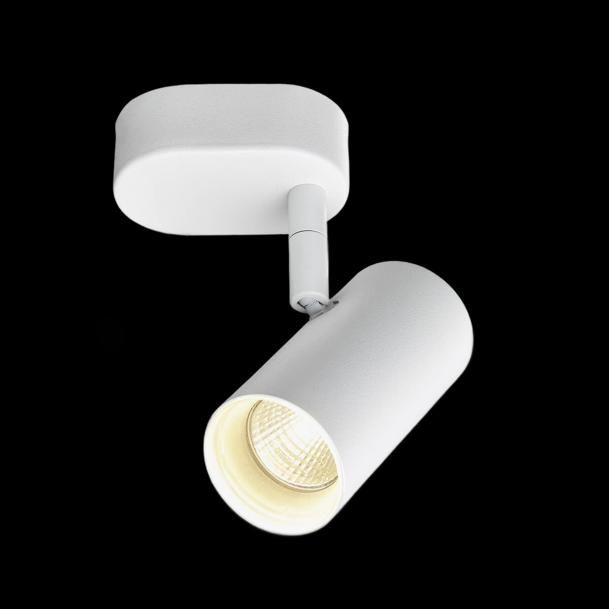 NOBLO®, Wand- und Deckenaufbauleuchte, single, rund, 2000-3000 K, 8 W, Dim-to-Warm, PHASE, 36°, weiß – Bild 2