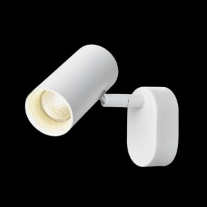 NOBLO®, Wand- und Deckenaufbauleuchte, single, rund, 2000-3000 K, 8 W, Dim-to-Warm, PHASE, 36°, weiß