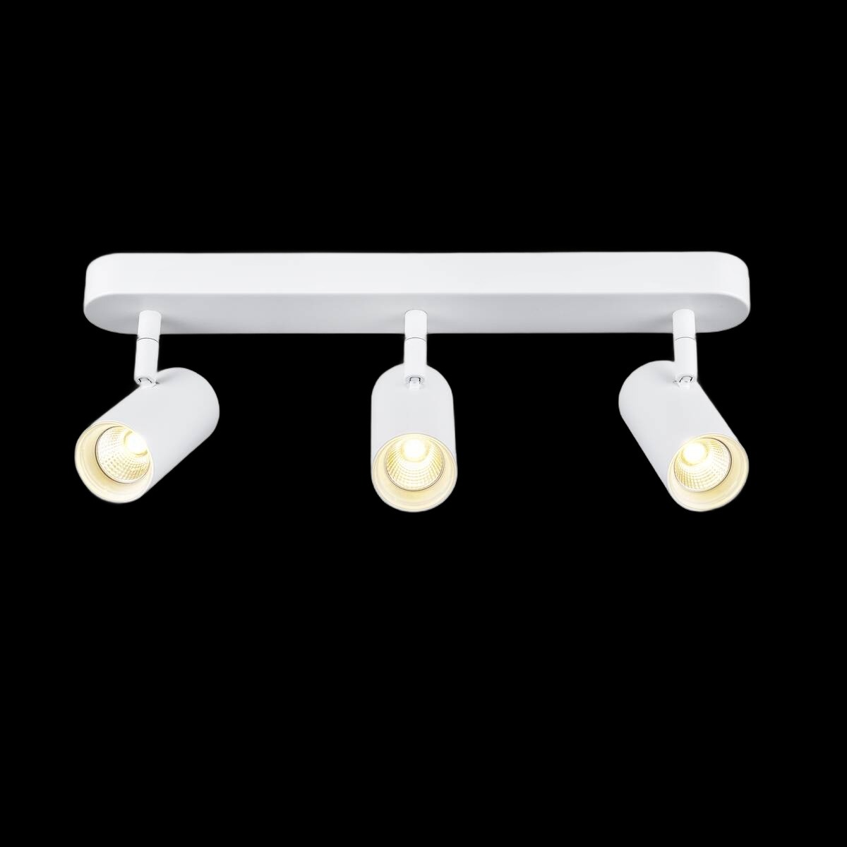 NOBLO®, Wand- und Deckenaufbauleuchte, triple, rund, 2000-3000 K, 22 W, Dim-to-Warm, PHASE, 36°, weiß