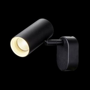 NOBLO®, Wand- und Deckenaufbauleuchte, single, rund, 2000-3000 K, 8 W, Dim-to-Warm, PHASE, 36°, schwarz