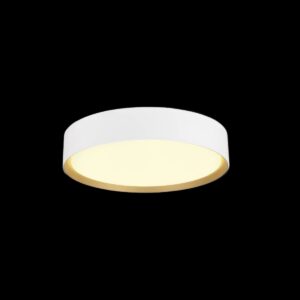 DECONA 30, CL, PHASE, Deckenaufbauleuchte, rund, 3000/4000K, 17 W, weiß / gold
