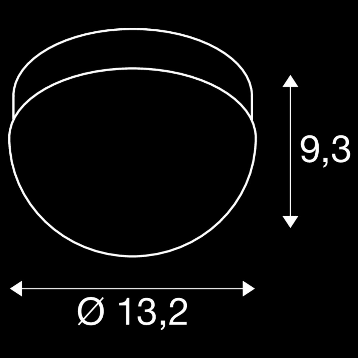 CYFT DOME, Wand- und Deckenaufbauleuchte, 2700/3000/4000 K, 6,5 W, PHASE, schwarz / milchig – Bild 4