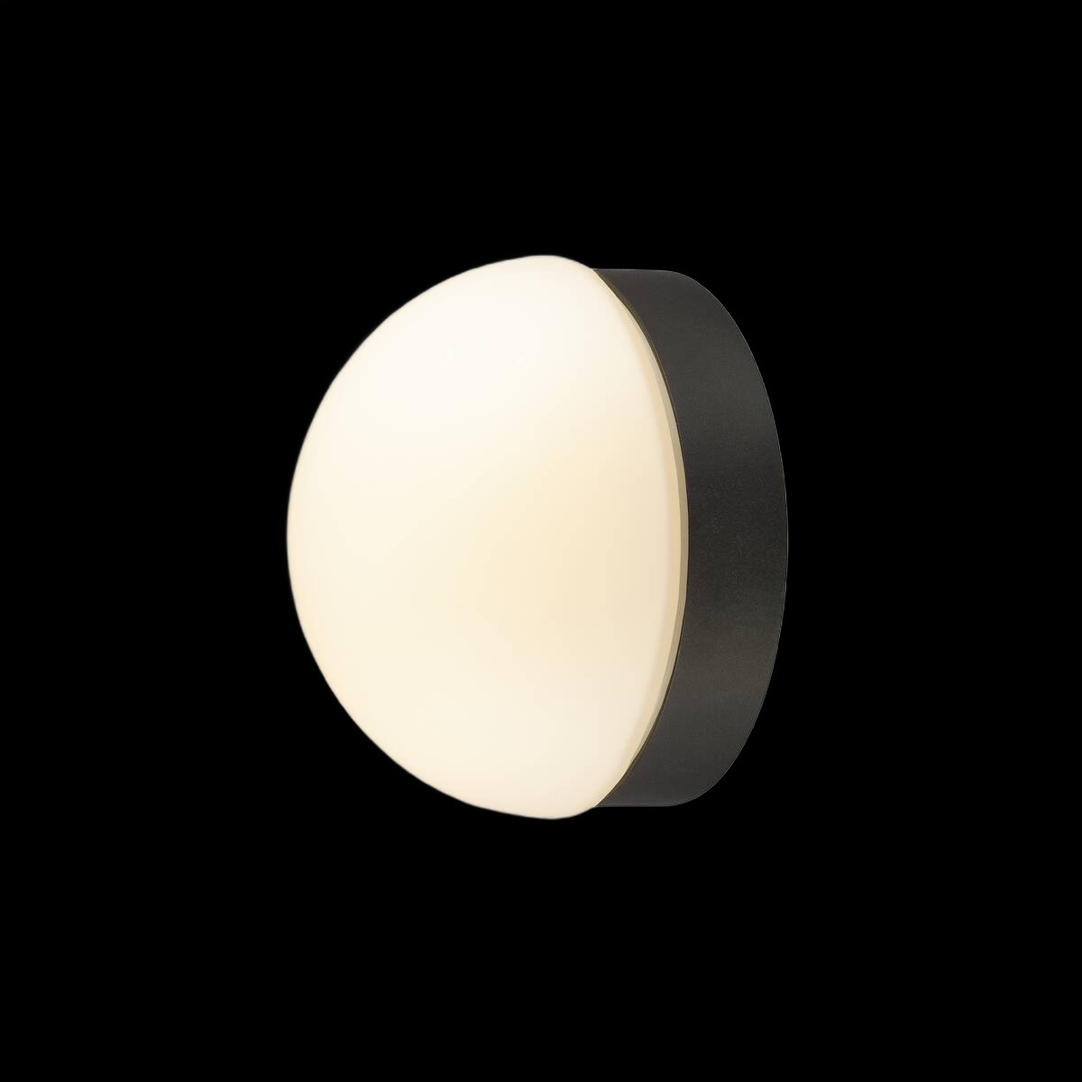 CYFT DOME, Wand- und Deckenaufbauleuchte, 2700/3000/4000 K, 6,5 W, PHASE, schwarz / milchig