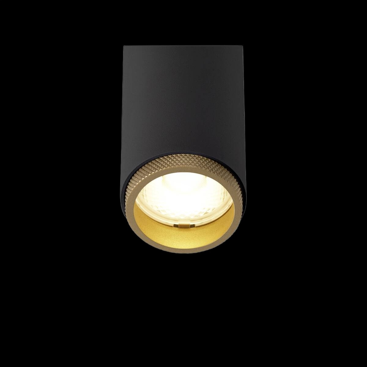 GRIP! S, Deckenaufbauleuchte, single, PHASE, 3000 K, 11 W, 29°, schwarz / gold – Bild 2