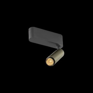 GRIP! S, Deckenaufbauleuchte, single, PHASE, 2700 K, 11 W, 29°, bronze / schwarz