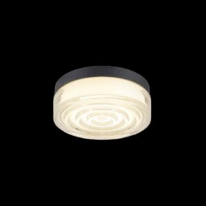 CYFT WAVE XL, Wand- und Deckenaufbauleuchte, 2700/3000/4000 K, 15 W, PHASE, 105°, IP65 schwarz / klar