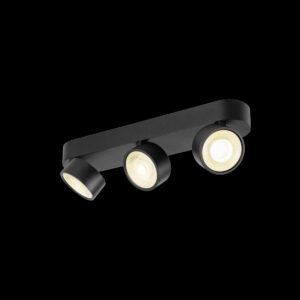 KALU 2.0, Wand- und Deckenaufbauleuchte, PHASE, 3000 K, 28 W, 36°, schwarz