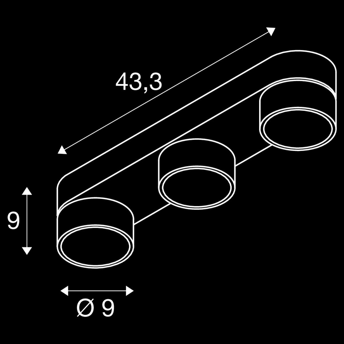 KALU 2.0, Wand- und Deckenaufbauleuchte, PHASE, 3000 K, 28 W, 36°, weiß – Bild 3