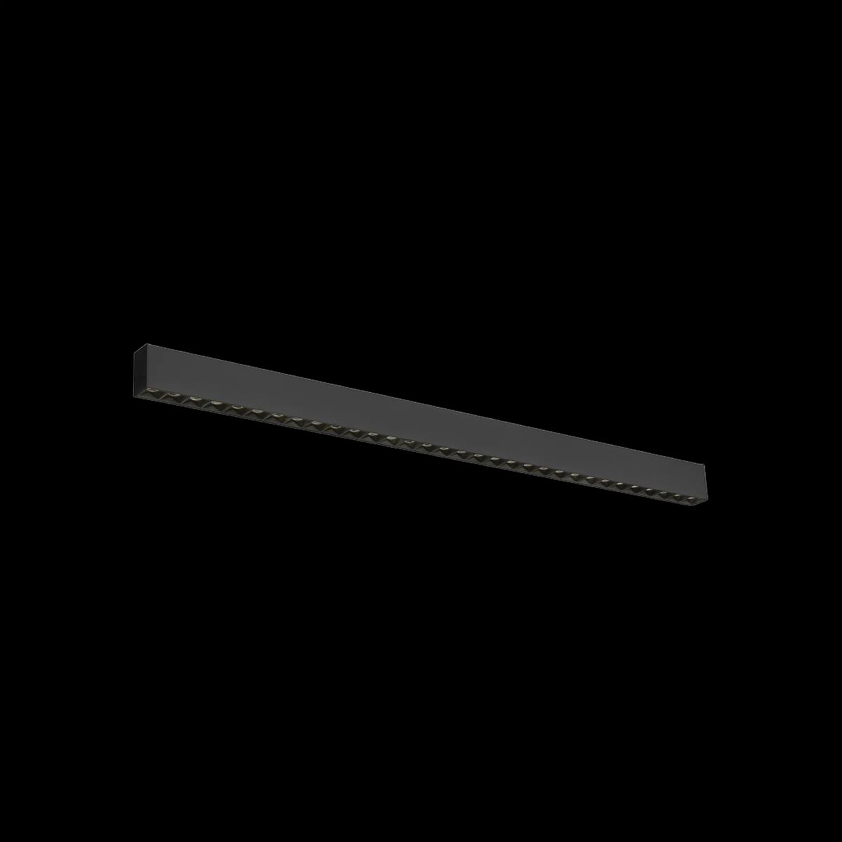 GLENOS® PRO, Deckenaufbauleuchte, 1, 2m, DALI, UGR19, 4000K, 30 W, 75°, schwarz