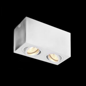TRILEDO, Indoor Deckenaufbauleuchte, QPAR51, weiß, max 10 W