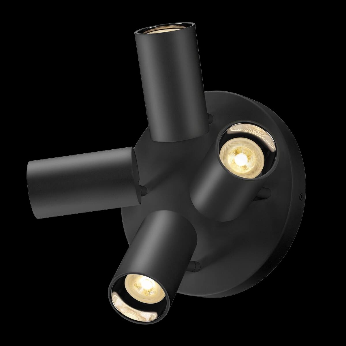 ASTO TUBE, Deckenaufbauleuchte, zylindrisch, max. 4x10 W, schwarz – Bild 2