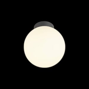 SUN 20, Deckenaufbauleuchte, rund, 1x max. 60 W, E27, schwarz
