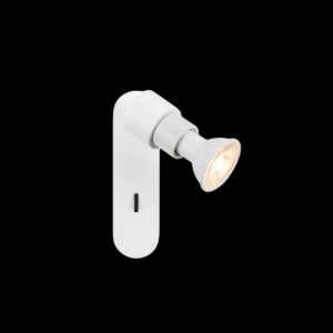 PURI 2.0 Basic, Wand- und Deckenaufbauleuchte, Schalter, rund, 1x max. 6 W GU10, weiß