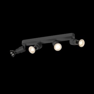 PURI 2.0 Basic, Wand- und Deckenaufbauleuchte, long, 4 x max. 6 W GU10, schwarz